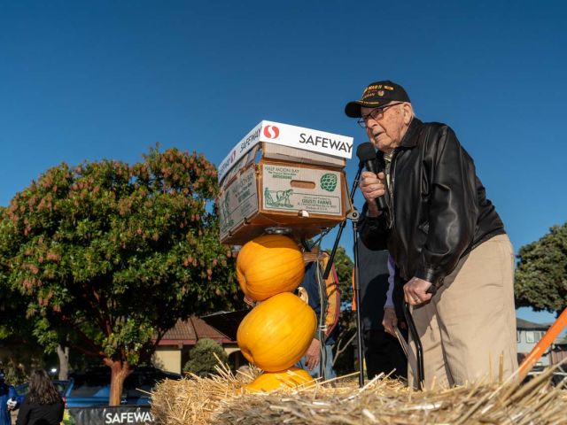 One of the weigh-off founders and former Half Moon Bay mayor Al Adreveno
