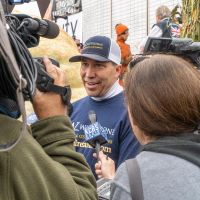 2022 Winner Travis Gienger Talks With Press