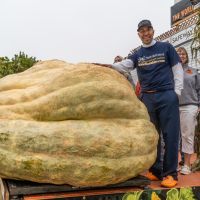 2022 Winner Travis Gienger With Winning Gourd