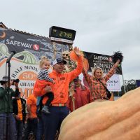 Winner Travis Gienger and family celebrate